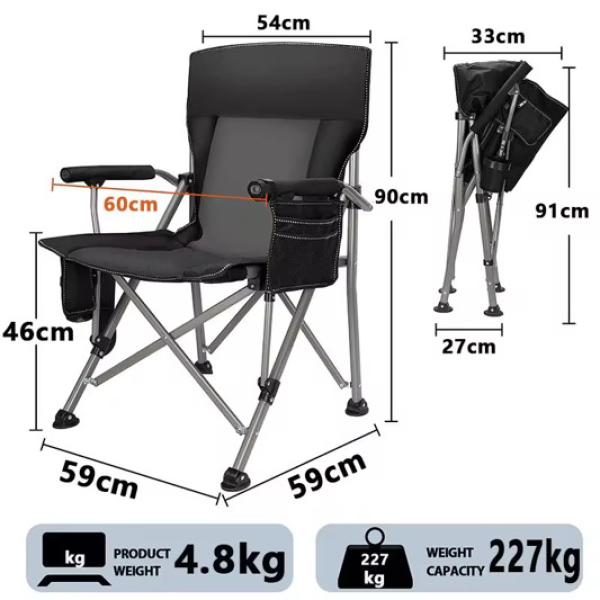 Campingstuhl beheizbar Solo